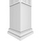 Ekena Millwork Craftsman Classic Square Non-Tapered Koroluck Fretwork Column w/ Prairie Capital & Prairie Base CC1210ENKORPRPR - alternate 3